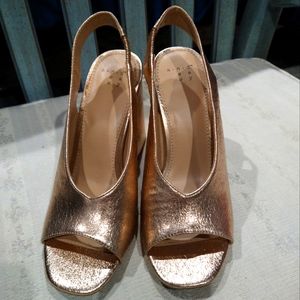 Rose Gold Block Heels